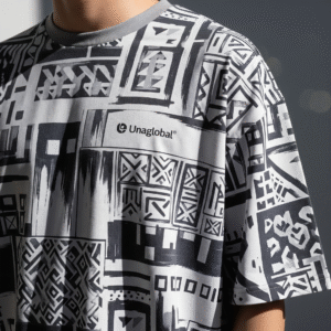 Baju Oversize Pria Unaglobal Pattern Bloc